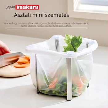 ABS hajtogatható mosogató lefolyóállvány maradékok tárolására és beépített szűrővel