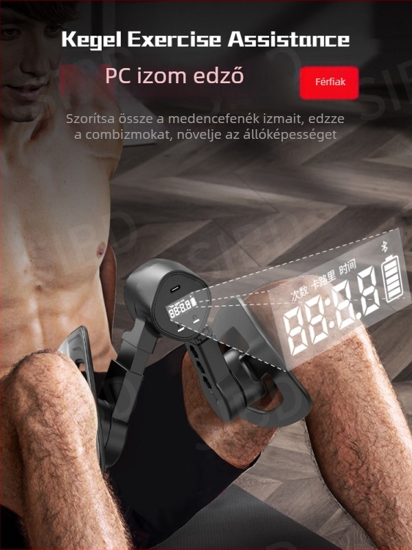 Férfiaknak Kegel edző és lábgyakorló készülék, medencefenék izmok edzése, belső combok formázása, otthoni használat