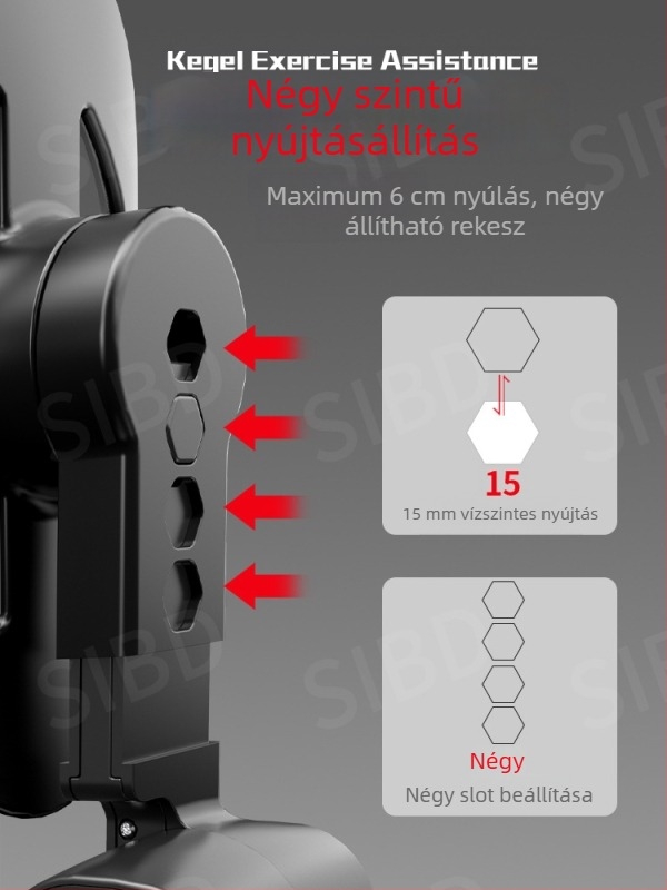 Férfiaknak Kegel edző és lábgyakorló készülék, medencefenék izmok edzése, belső combok formázása, otthoni használat