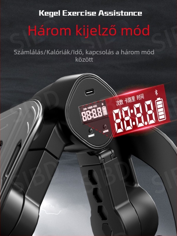 Férfiaknak Kegel edző és lábgyakorló készülék, medencefenék izmok edzése, belső combok formázása, otthoni használat