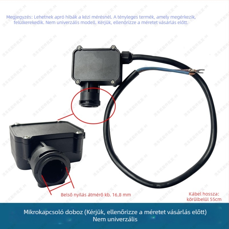 Magasnyomású autómosó pisztoly kapcsoló-összeállítás automata nyomás-szeleppel és mikroswitches dobozzal