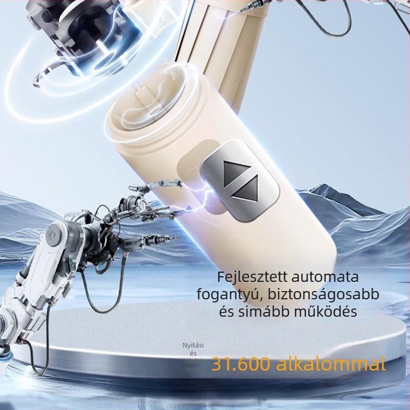 Női 24 bordás automata összecsukható esernyő – Reklám logóval, UV védelem UPF 40+, anyag 190T