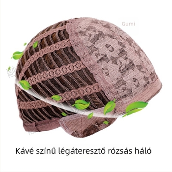 Rövid, egyenes paróka hosszú frufival, hőálló rostokból, modell wig-3723, festhető.
