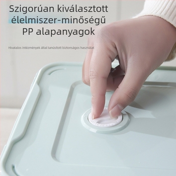 Dumplings tároló doboz – élelmiszer-minőségű PP, zárható, fagyasztott tárolás dumplings és wontons számára, otthoni konyhában