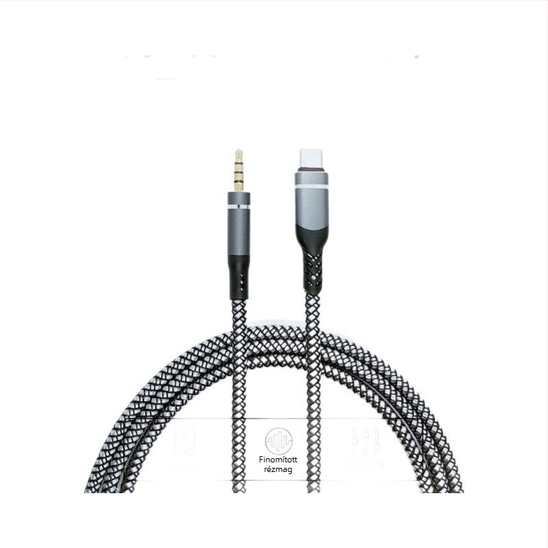 OTG hangadapter Huawei/Xiaomi számára — aranyozott felület, oxigénmentes réz vezető, ezüstözött mag, ROHS