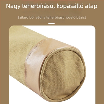 Vászonból készült horgászfelszerelés-tároló táska, összecsukható, Oxford anyagból, oldalsó zsebbel
