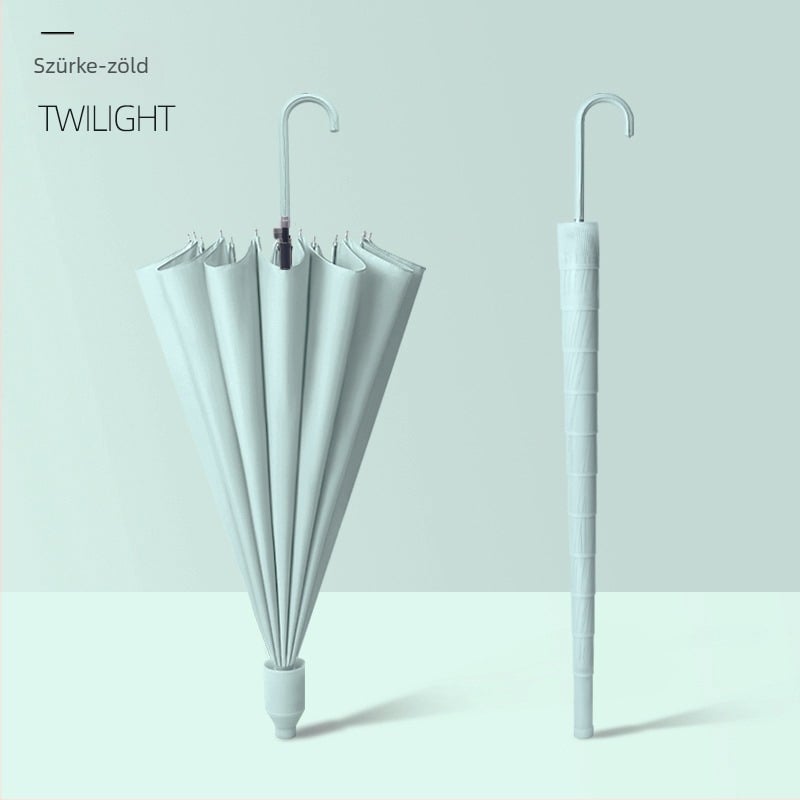 Hosszú nyeletű esernyő, 16 bordával, vízálló, automatikus nyitás, logónyomtatás lehetséges