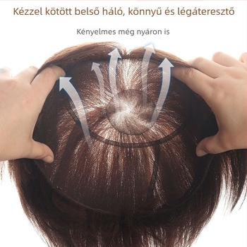 Női rövid bob paróka, teljesen kézzel készített, légáteresztő merev háló sapka, valódi emberi hajból, festhető vagy permálható