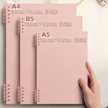 B5-ös méretű spirálfüzet, vastagított, egyszerű és elegáns közép- és gimnáziumi diákoknak