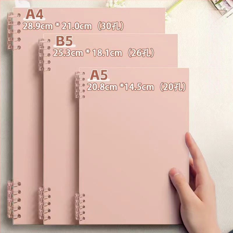 B5-ös méretű spirálfüzet, vastagított, egyszerű és elegáns közép- és gimnáziumi diákoknak