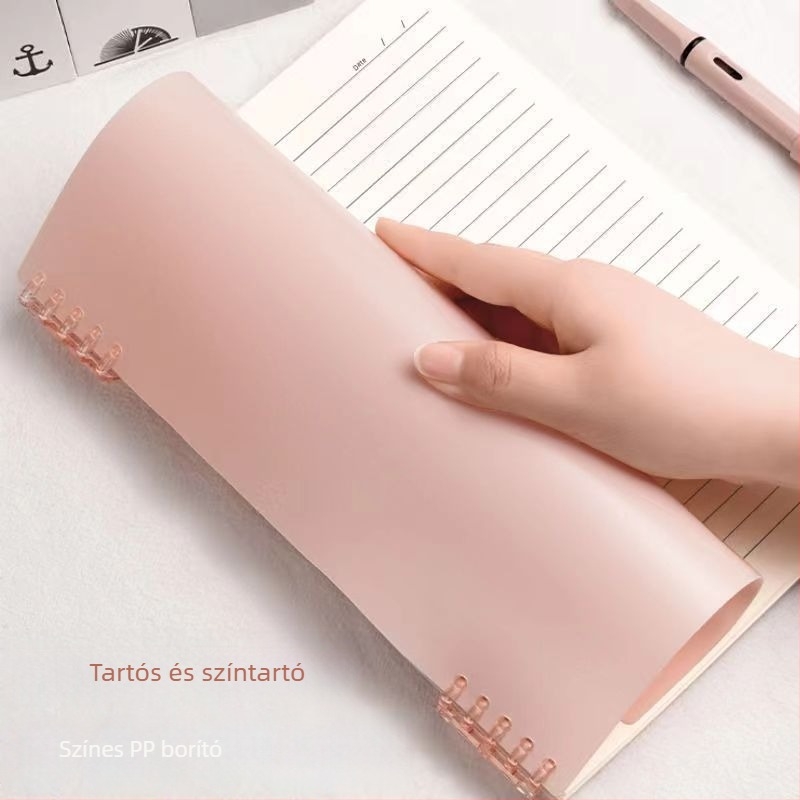 B5-ös méretű spirálfüzet, vastagított, egyszerű és elegáns közép- és gimnáziumi diákoknak
