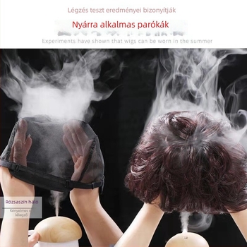 Női természetes hajból készült paróka, bob fazon, modell 1625md, frufru: egyenes vagy ferde