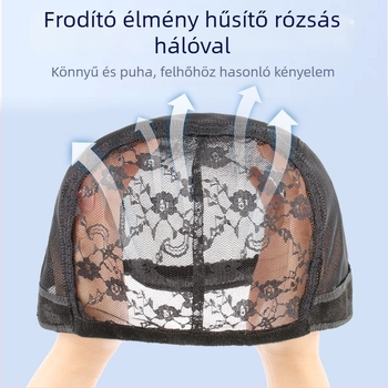 BOBO-28 Női paróka valódi emberi hajból, egyenes frufru, gépi feldolgozás, festhető