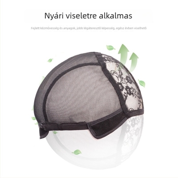 Női paróka hosszú, egyenes hajjal, teljes fejfedő, arcforma | Valódi emberi haj, modell Y12, mechanizmus