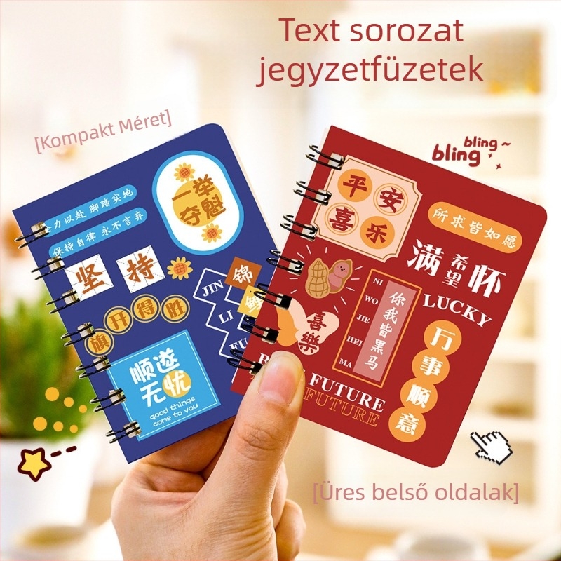 spirálfüzet, Text sorozat, 80 oldal belső papír, 80 g/m², IP engedélyezett – Inspiráló szöveg spirálfüzet
