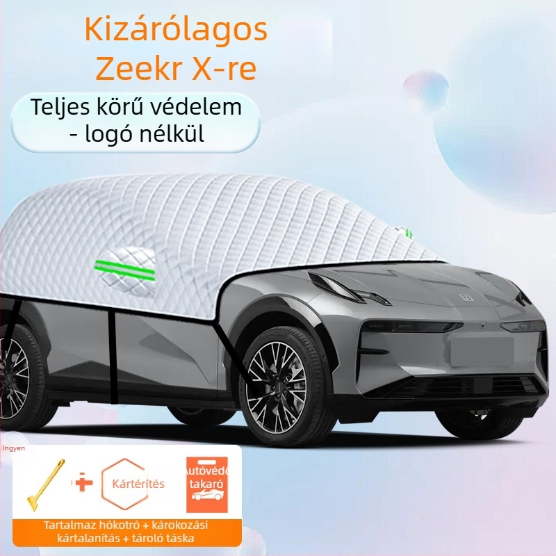 Autó első szélvédő takaró – alumíniumfóliából, vastagított dizájn, egyszínű, univerzális illeszkedés