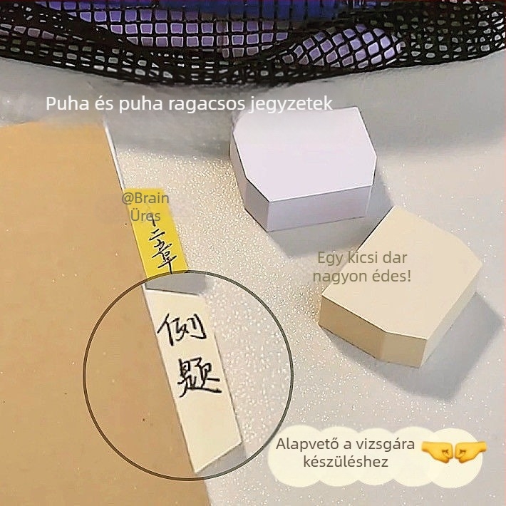 Indexelő ragasztós jegyzetek tapadó füllel és könyvjelzőkkel, 100 oldal; Márka: Other; Ragasztó: Igen; IP-engedély: Nem