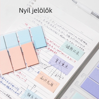 Deli BT470 Gradiensek jelölő címkék, 25 mm × 51 mm, 4 × 25 lap, filmtípusú írható, kevert színek