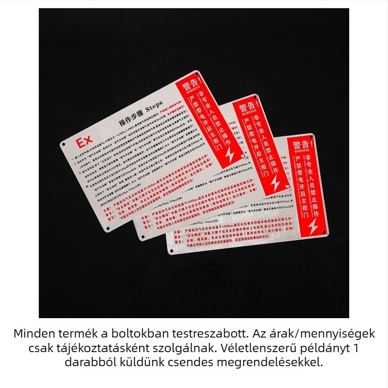 Fém névtábla készítő gép — Szitanyomás, Rozsdásodás, Dörzsölés, Sajtólás; Anyagok: réz, vas, alumínium, ötvözetek, rozsdamentes acél; Testreszabható feldolgozás