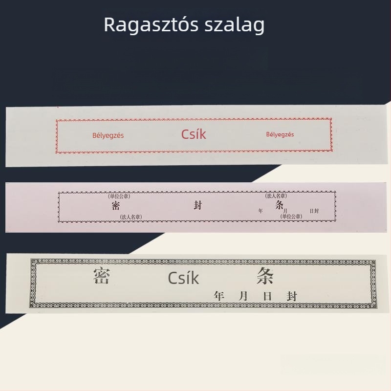Árverési boríték lezáró szalag - utasítás címke, Márka Other, Modell: Tekintse meg a részleteket, Testreszabás nélküli, Nem importált