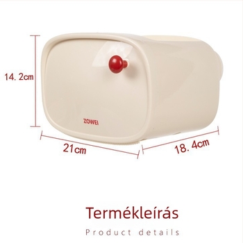 Fali műanyag vécépapír adagoló, modern minimalista stílus, vízálló, többfunkciós, fürdőszobába