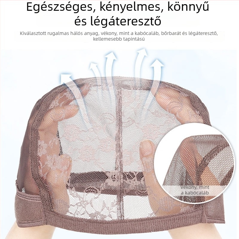Női teljes fejre szóló paróka, valós emberi hajból, vékony rövid egyenes stílus, természetes megjelenés, ősz haj fedése középkorú és idős hölgyeknek