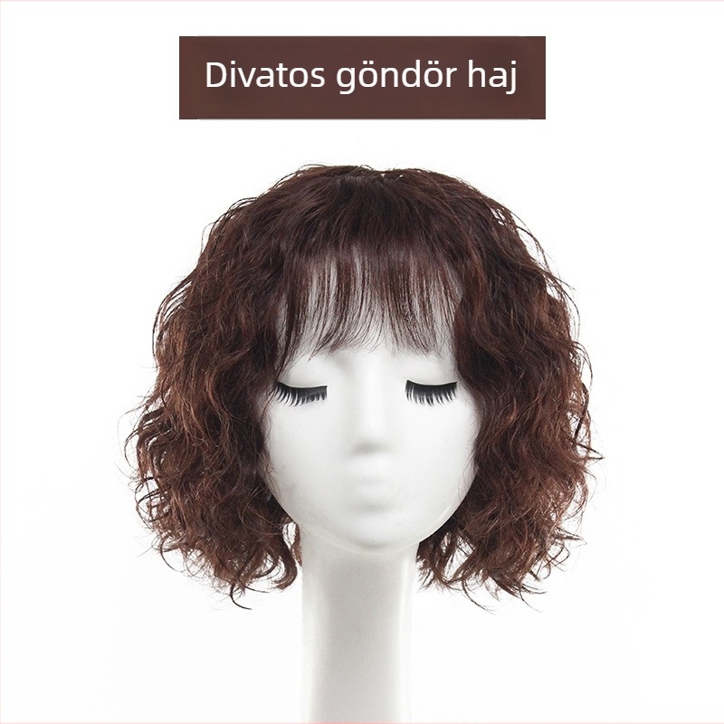 Valódi emberi hajból készült paróka, Real Hair Set modell, Qi frufru, festhető, anti-aging hatás
