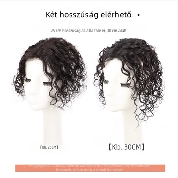 Női paróka, kézzel szőtt svájci hálóval, Swiss perm modell, emberi haj, hangerő növelése, természetes stílus, hosszú frufru