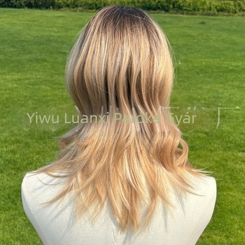 Smilco SM468 Természetes hatású rövid göndör paróka Qi frufrival, hőálló rostok, gépi készítésű