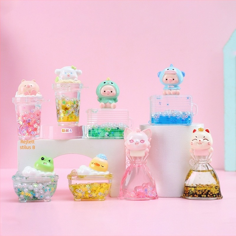 Capybara gyanta figurka — aranyos stílus, Noguan márka, gyanta alkotás, kész ajándék