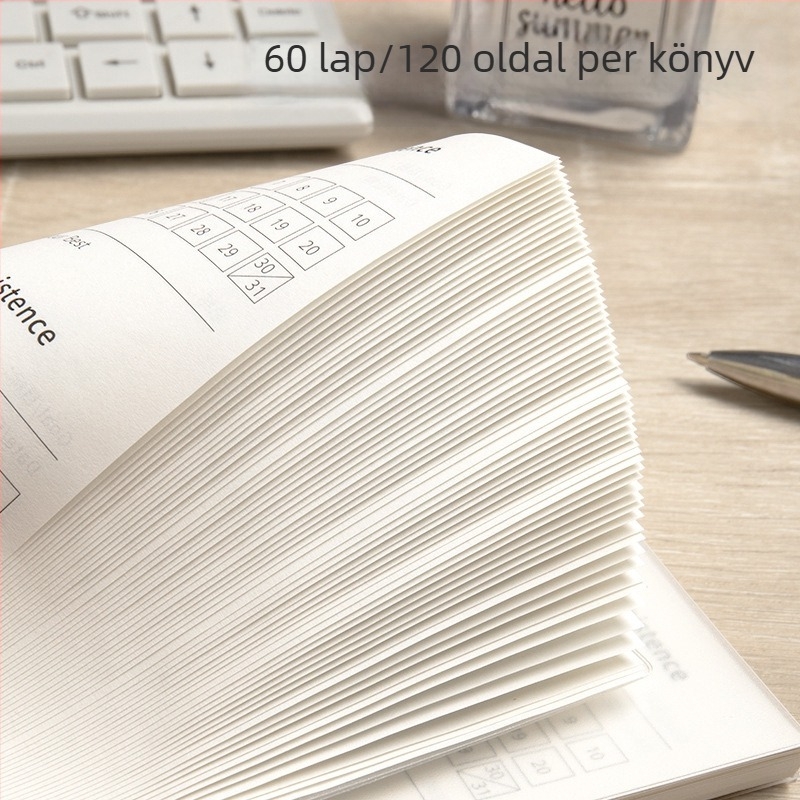Diákoknak szóló önfegyelem napló: 31 napos önfegyelem feljegyzés, napi tervező, nyári szünet tervező könyv