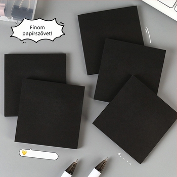 Diákoknak szóló ragasztós jegyzetek, minimalist design, 50 lap, vastagított lapok, téphető