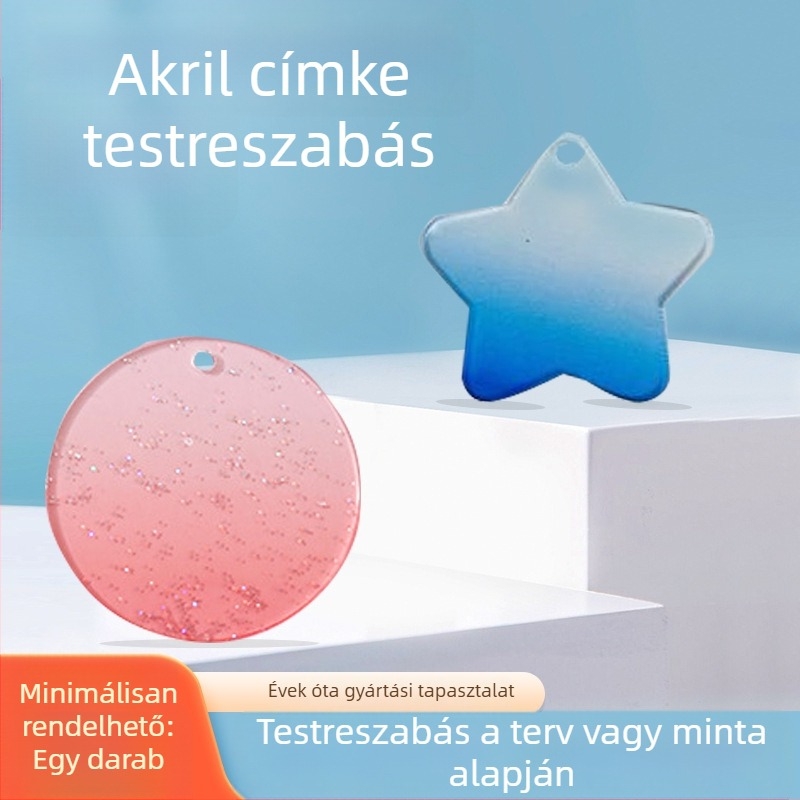 Akril tároló doboz, modell 001, porvédett, modern minimalista stílus, logó nyomtatás elérhető