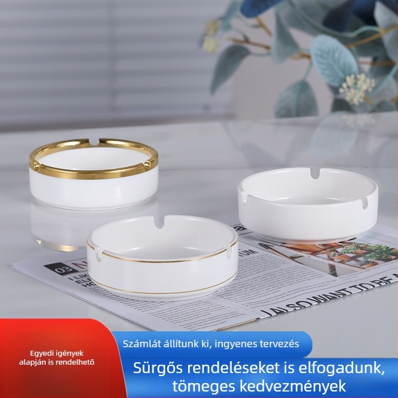 Kerámia hamutál, kör alakú, szállodák, vendégházak, bárok, KTV, éttermek és otthoni használatra – modern minimalista dizájn, magas esztétikai érték
