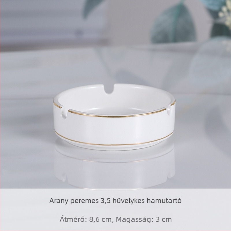 Kerámia hamutál, kör alakú, szállodák, vendégházak, bárok, KTV, éttermek és otthoni használatra – modern minimalista dizájn, magas esztétikai érték