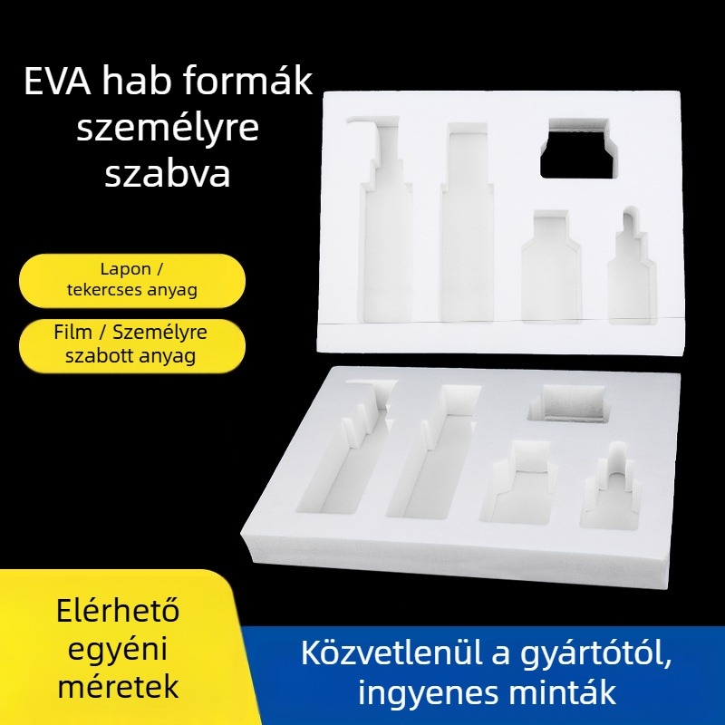 EPE gyöngypárnából készült lemez gyümölcsök és zöldségek számára — sarokvédő belső bevonat, anyag: EPE Pearl Cotton, sűrűség 17, vastagság választható