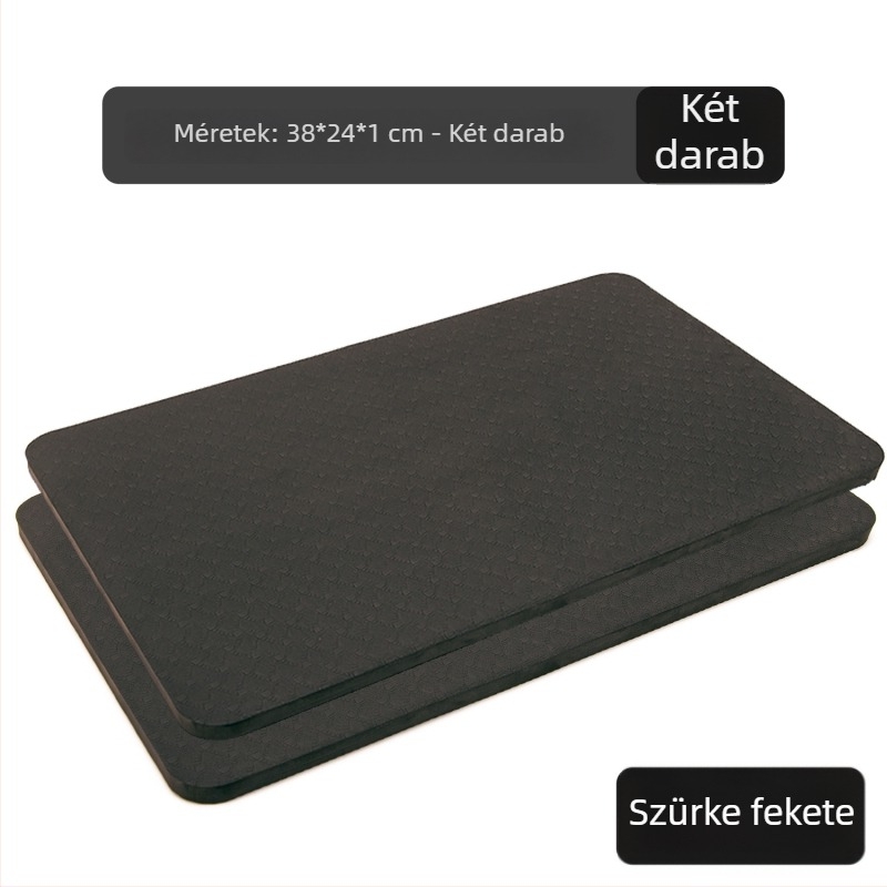 Mini jóga matrac sík tartóval, haskerék, térdpárna, ütéscsillapító és csúszásmentes felület, TPE anyag, 38×24 cm, 10 mm vastagság