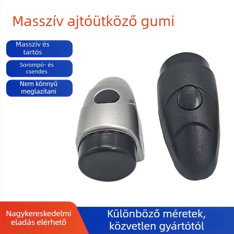 Ajtó- és ablakütközés elleni blokk, csepp alakú, műanyag felépítés, elektroplating felületkezelés, alkalmas nehéz tolóajtókhoz