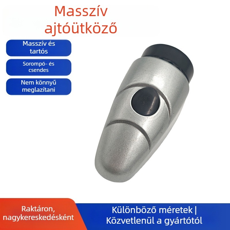 Ajtó- és ablakütközés elleni blokk, csepp alakú, műanyag felépítés, elektroplating felületkezelés, alkalmas nehéz tolóajtókhoz