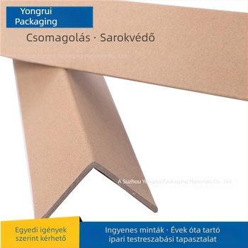 L alakú papírsarokvédő, modell 50505, kraft papír, teljesen automata gyártás, Courage márka