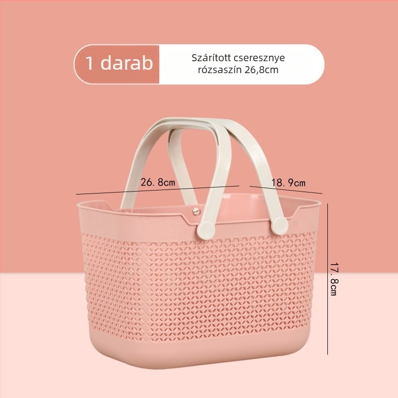 Feimengyi műanyag fürdőszobai tárolókosár – hordozható, modern minimalist stílus, 2013 tavaszán bemutatva