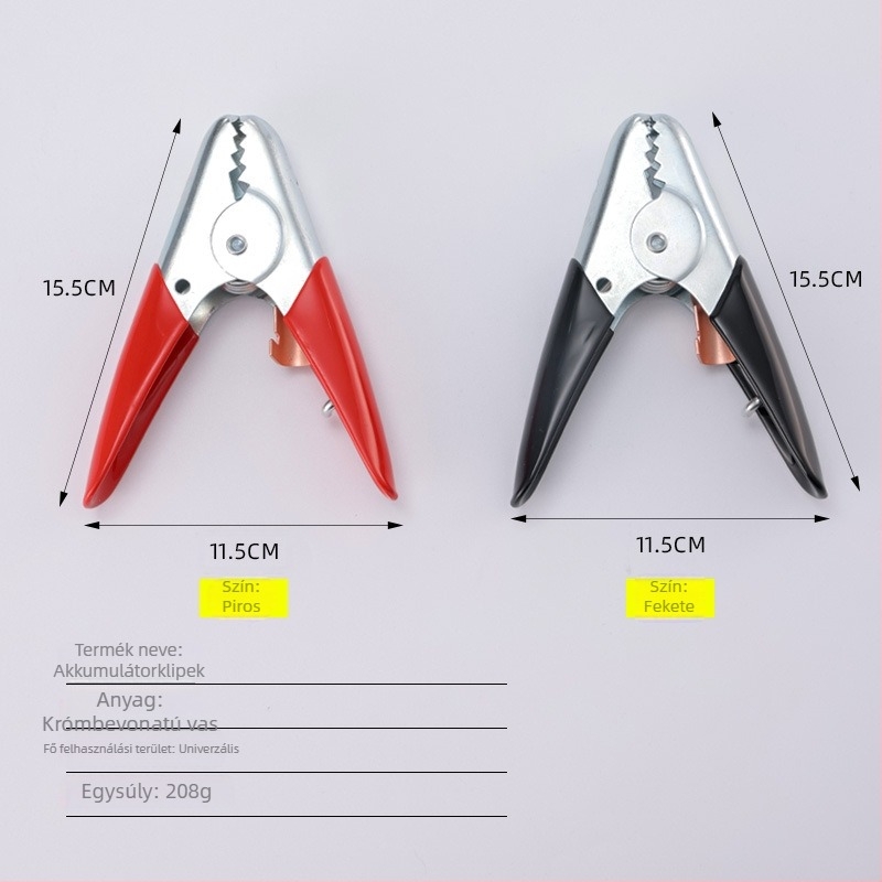 Ode 600A Krokodilcsipesz – nehéz terhelésű földeléshez, hegesztéshez és akkumulátorokhoz