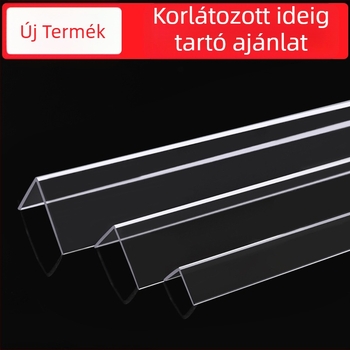 Falakhoz védő sarokcsík, derékszögű élvédő, ütés elleni védelem, szerelés fúrás nélkül