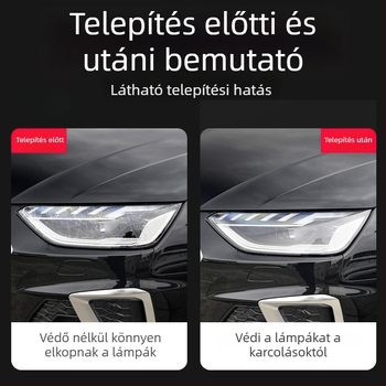 TPU fényszórófilm Aodi A3/A4 S3/4-hez – automatikus javítás, karcolásálló és kopásálló