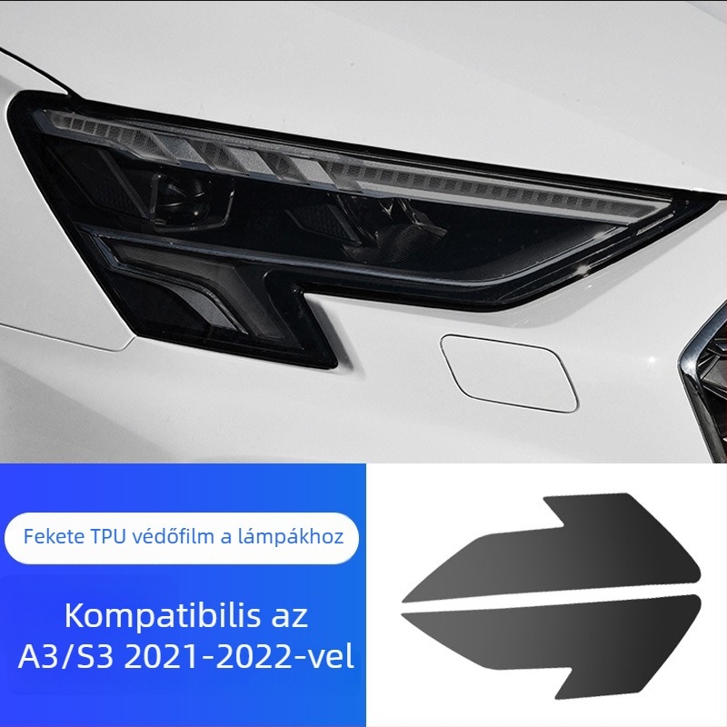 TPU fényszórófilm Aodi A3/A4 S3/4-hez – automatikus javítás, karcolásálló és kopásálló