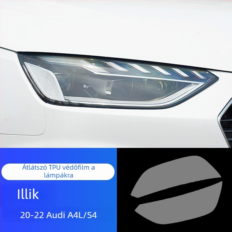 TPU fényszórófilm Aodi A3/A4 S3/4-hez – automatikus javítás, karcolásálló és kopásálló