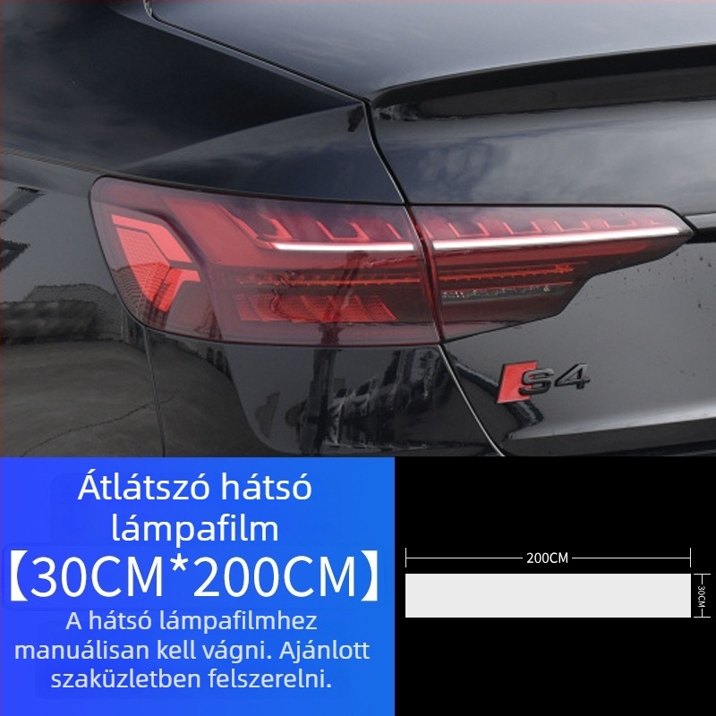 TPU fényszórófilm Aodi A3/A4 S3/4-hez – automatikus javítás, karcolásálló és kopásálló