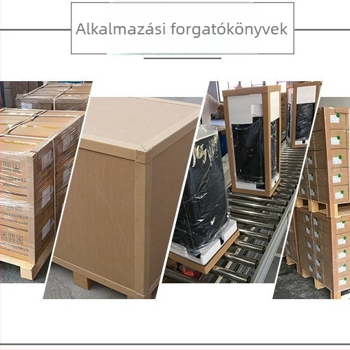 L alakú papírsarokvédő, Kraft papírból, Senyun márka, logónyomtatás