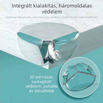 Átlátszó gömb alakú sarkvédő babáknak, asztalhoz