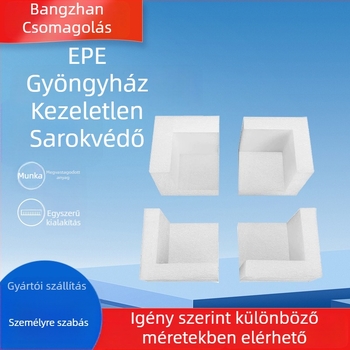 Bangzhan EPE Pearl Cotton háromoldalas bútor sarokvédő, anyag: EPE Pearl Cotton